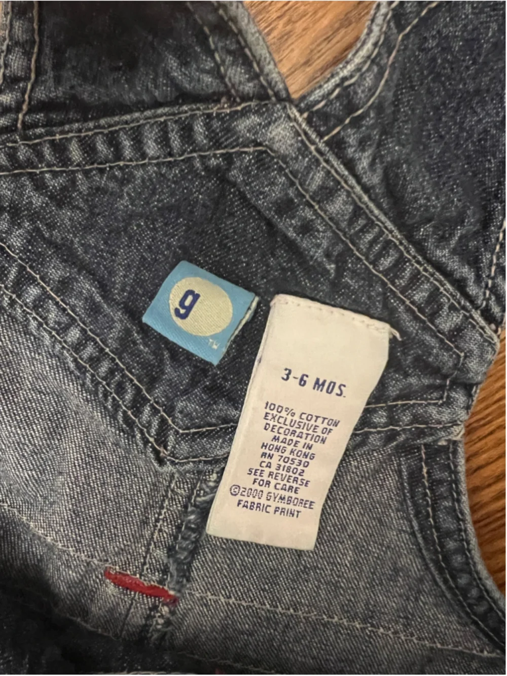 Vintage Gymboree Baby Boys Denim Overalls (3-6 Months)